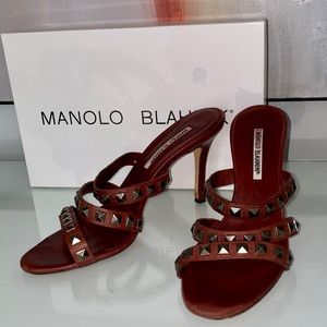 Manolo Blahnik Studded Pump